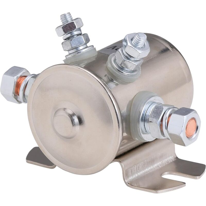 Start - Relais solénoïde à usage continu max 300 a nickelé pour voiturettes de golf, treuil, marine en Rush 12 v cc