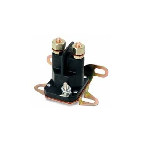 Relais solénoïde universel 70x70mm – Fixations latérales et inférieures – 3 bornes – Remplace les modèles AL-KO, Briggs et Stratton, Husqvarna