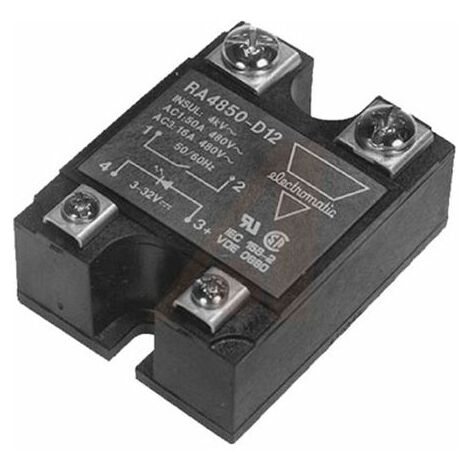 Relais statique, Carlo Gavazzi série RA 48, 90 A, Montage panneau, 32 V c.c., 530 V c.a. ( Prix pour 1 )