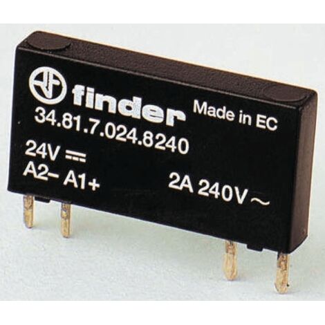 Relais statique Finder sérieSeries 34, 0,1 A, Montage sur CI, 30 V, 48 V dc ( Prix pour 1 )