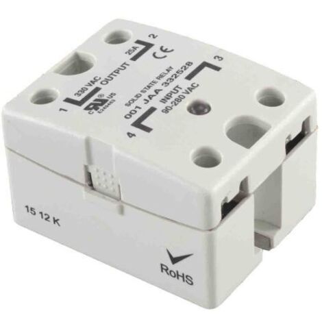 Relais statique RS PRO, 10 A, Montage sur panneau, Montage en surface, 240 V rms ( Prix pour 1 )