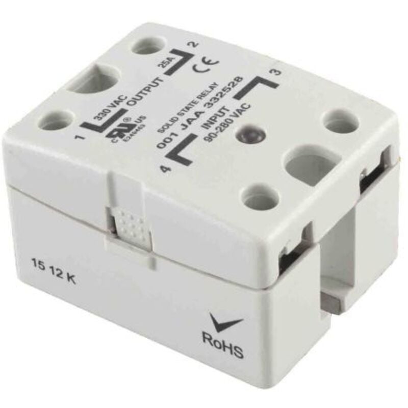 Rs Pro - Relais statique 40 a, Montage sur panneau, Montage en surface, 600 v rms ( Prix pour 1 )