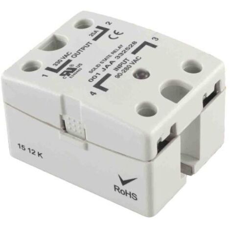 Relais statique RS PRO, 50 A, Montage sur panneau, Montage en surface, 480 V rms ( Prix pour 1 )