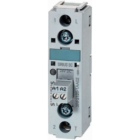 Relais statique Siemens, 50 A, Montage panneau, 24 V c.c., 460 V ( Prix pour 1 )