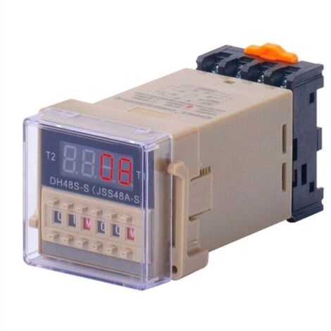 Relais Temporisé 12V 220V AC à Cycle Répété avec Base de Prise