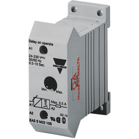 Relais temporisé, 24  230V c.a. / V c.c., Rail DIN, 2 contacts ( Prix pour 1 )