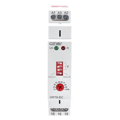 Relais Temporisé à Double Fonction GRT8-EC 10A sur le ou AC230V