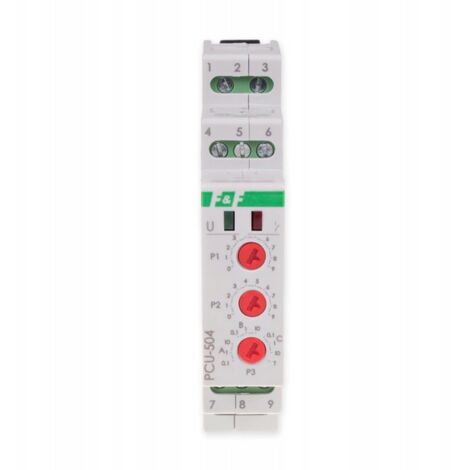 Relais temporisé avec sauvegarde après coupure de courant, 1 contact NO/NF, 12-264 V PCU-504UNI