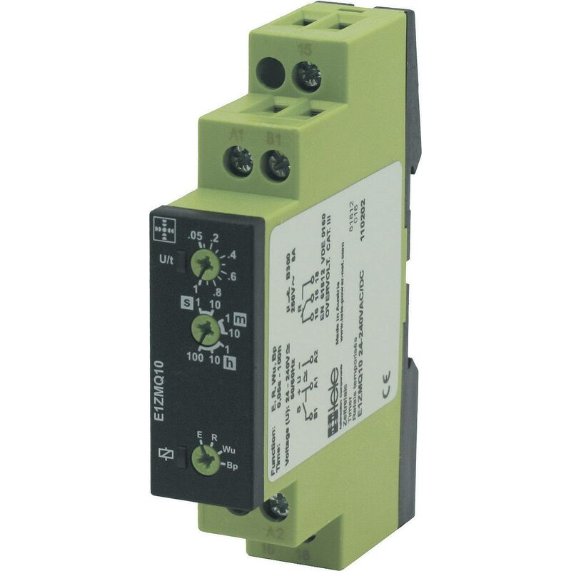 Tele - 110202 E1ZMQ10 24-240VAC/DC Relais temporisé multifonction 1 pc(s) 1 inverseur (rt) S73635