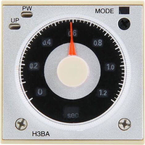 Relais temporisé, minuterie multifonctionnelle haute précision à 8 broches, 1,2 s à 300 h, 220 V CA/24 V CC/220 V CA