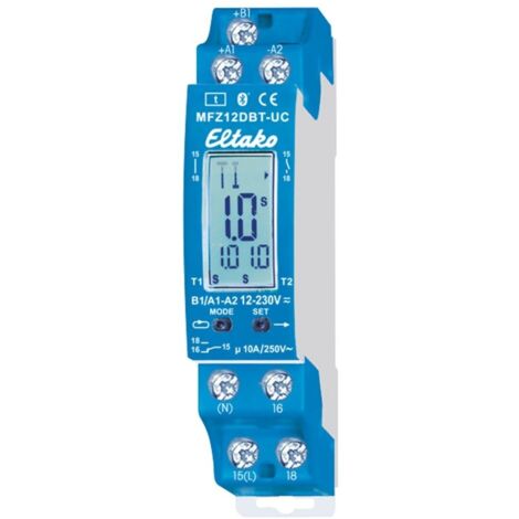 Relais temporisé multifonctionnel réglable avec écran et Bluetooth