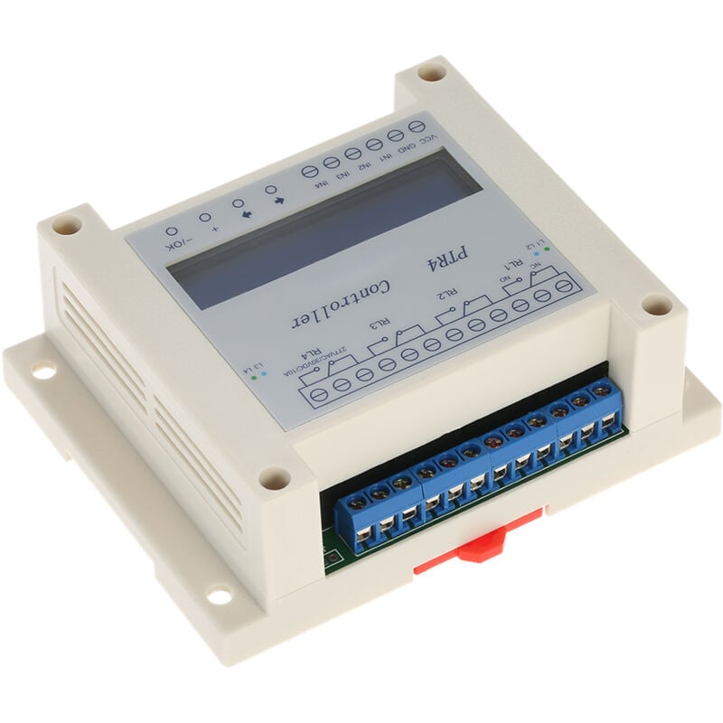 Relais temporisé numérique programmable à 4 canaux DC6-40V, module de commutation de temporisation, cycle de temporisation indépendant, écran lcd