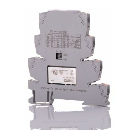 Relais temporisé Phoenix Contact PLC-TR-1T-MUL-300M-PT, 19.2  30V c.c., Rail DIN, 1 contact ( Prix pour 1 )