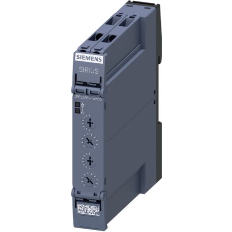 Relais temporisé Siemens 3RP25, 12  240V c.a. / V c.c., Rail DIN, 1 contact ( Prix pour 1 )