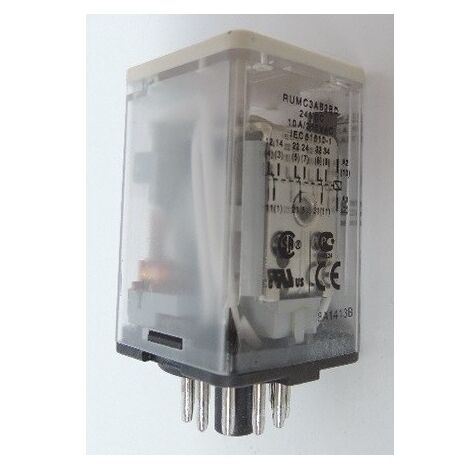 RELAIS UNIVERSEL 3 CO AVEC LED 24 V DC SCHNEIDER ELECTRIC RUMC3AB2BD