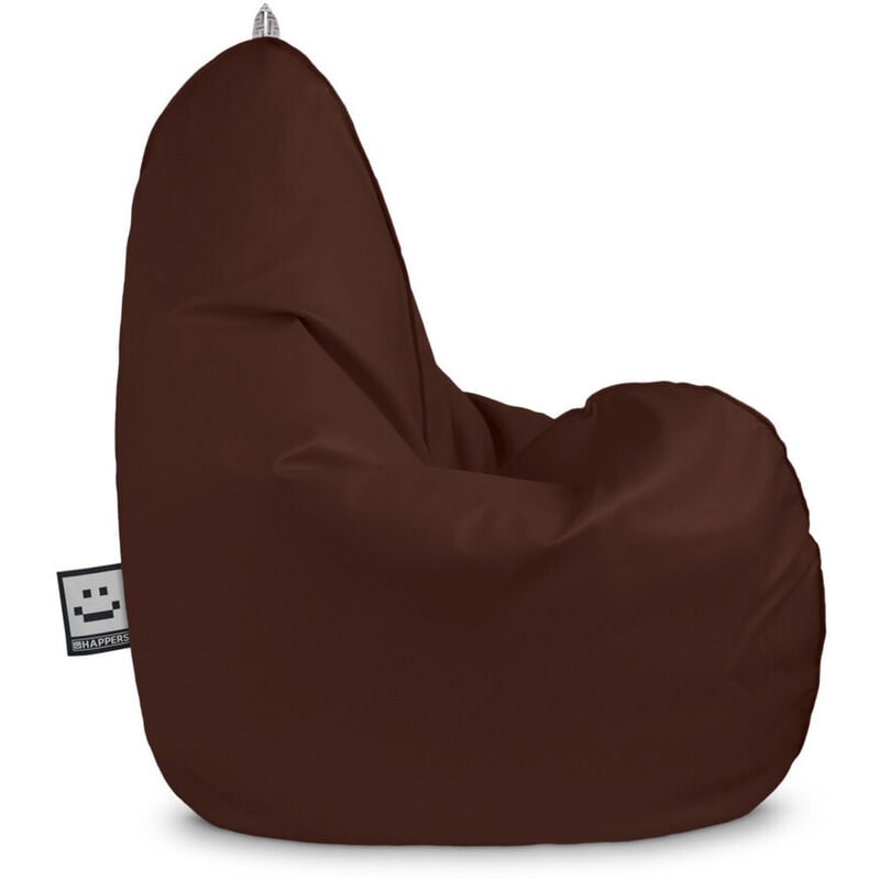 Pouf Poire Relax Similicuir pour Extérieur ou Intérieur Marron Enfant marron