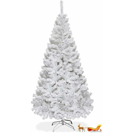 Albero Di Natale Artificiale RELAX4LIFE - 150/180/225 Cm, Rami Fitti, Verde Realistico, Base In Metallo