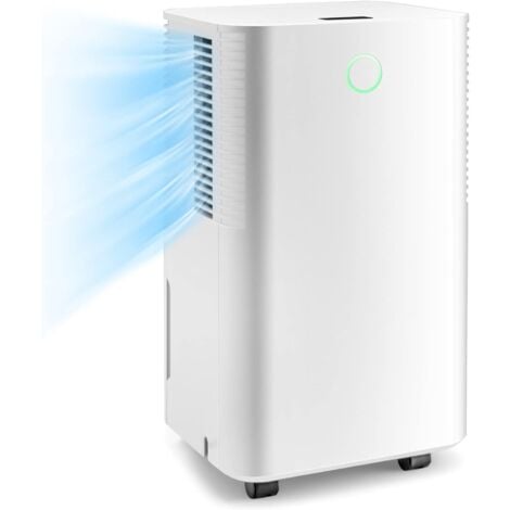 RELAX4LIFE Deumidificatore Casa con 4 Modalità di Funzionamento e 2 Velocità, Deumidificatore dAria Portatile con Serbatoio dell’Acqua, Timer 24 Ore, Blocco per Bambini (Modello 2, 12L/Day, 4 Modalità