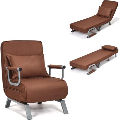 Fauteuil Relax Gris Fonçé - Fonction Allongée, Pivotant 360° - Confort Salon Et Chambre - 7