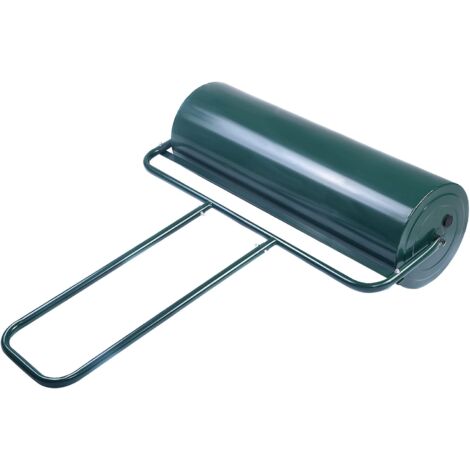 RELAX4LIFE Rullo Professionale per Prato, Rotolo Manuale da Giardino, in Acciaio Robusto, Non Facile da Arrugginire, Riempibile con Acqua o Sabbia, capacità di Riempimento 63 L, 112 x 90 x 30cm