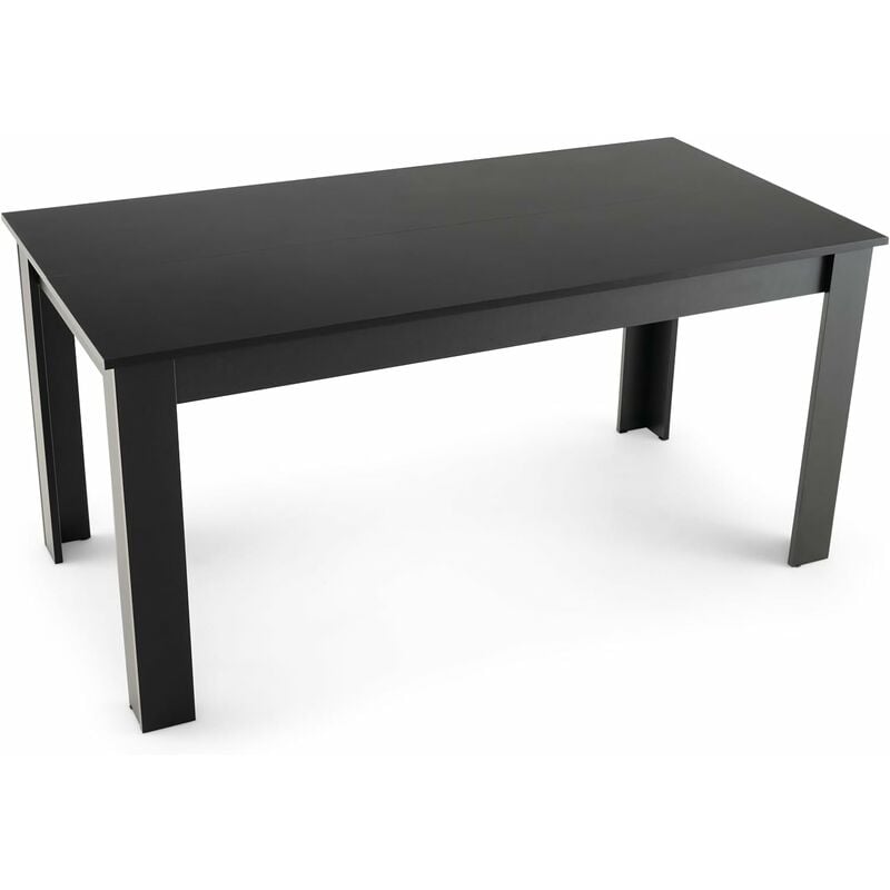 Relax4life - Table de Salle à Manger Rectangulaire pour 6 à 8 Personnes, Table de Cuisine avec Plateau Spacieux & Pieds Robustes, pour Cuisine Salon