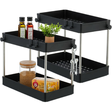 Under sink shelf organiser