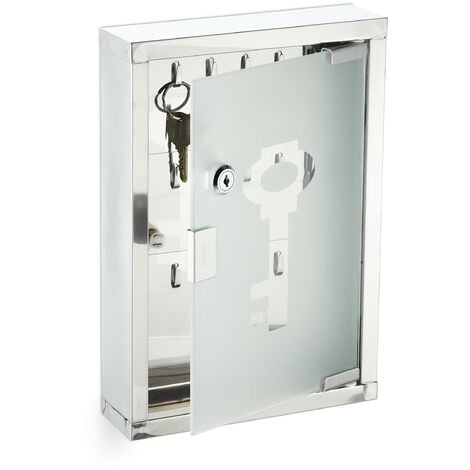 Porta llaves de pared Tablero porta llaves 25 ganchos de madera 60x49x4 cm  Colgador de llaves