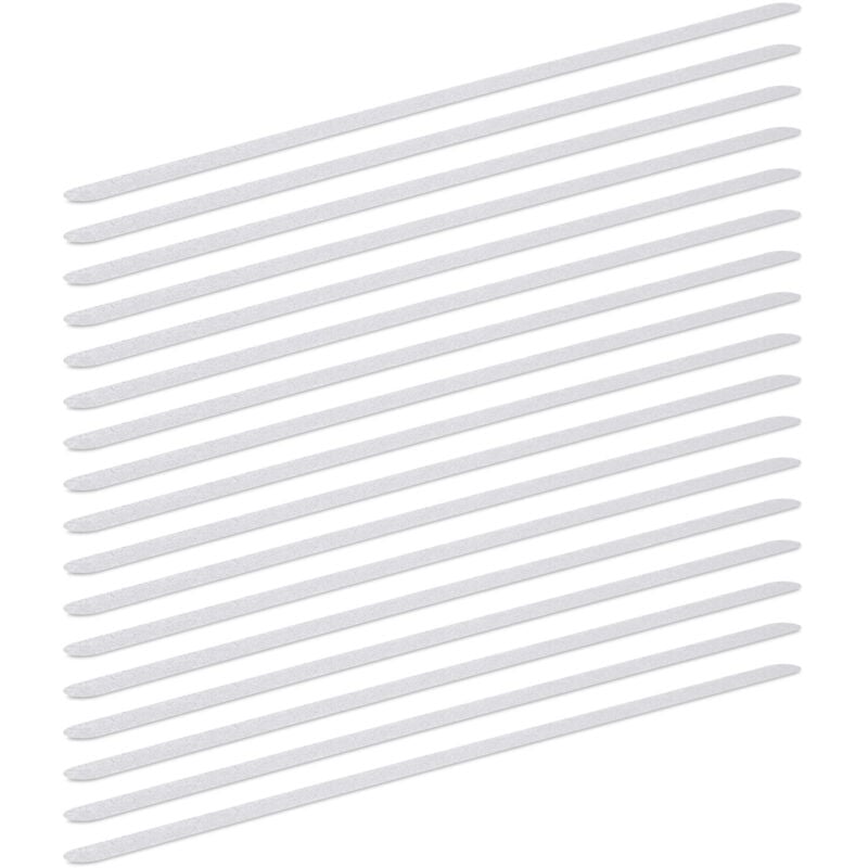Bandes antidérapantes, set de 34, longueur 60 cm escalier carrelage autoadhésif douche, transparent
