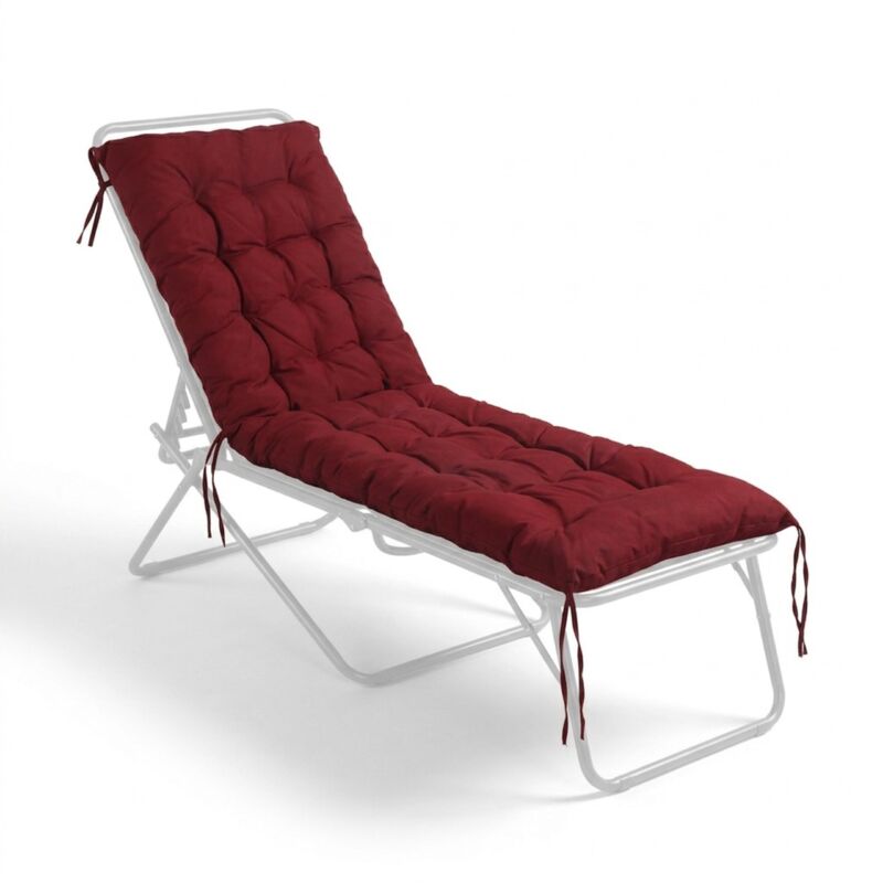 Relaxdays Bench Cushion, Padded, Quilted, With Ties, Outdoor, Garden Bench, Pallets, Sizes & Colours