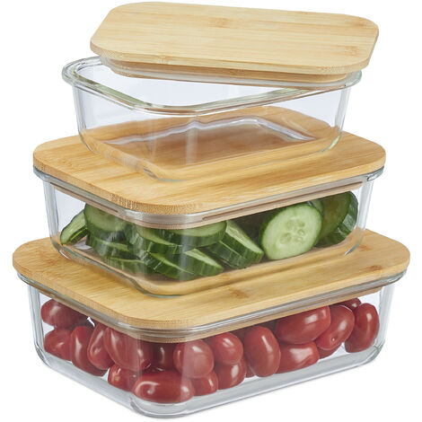 20pcs. Set Tupperware en verre couvercle vert conteneur pour aliments boites  avec couvercle en couleur - pour micro-onde - Cdiscount Maison