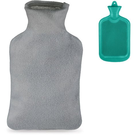 Mini bouillotte, sac d'eau chaude en silicone , adapté au soulagement de la  douleur, des crampes, du dos, du cou, des pieds