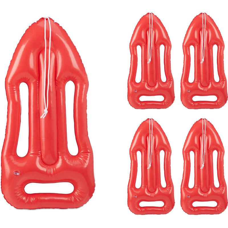 5 Boyas Inflables Para Disfraz O Decoración, Plástico, Rojo, 7 X 30 X 64 Cm