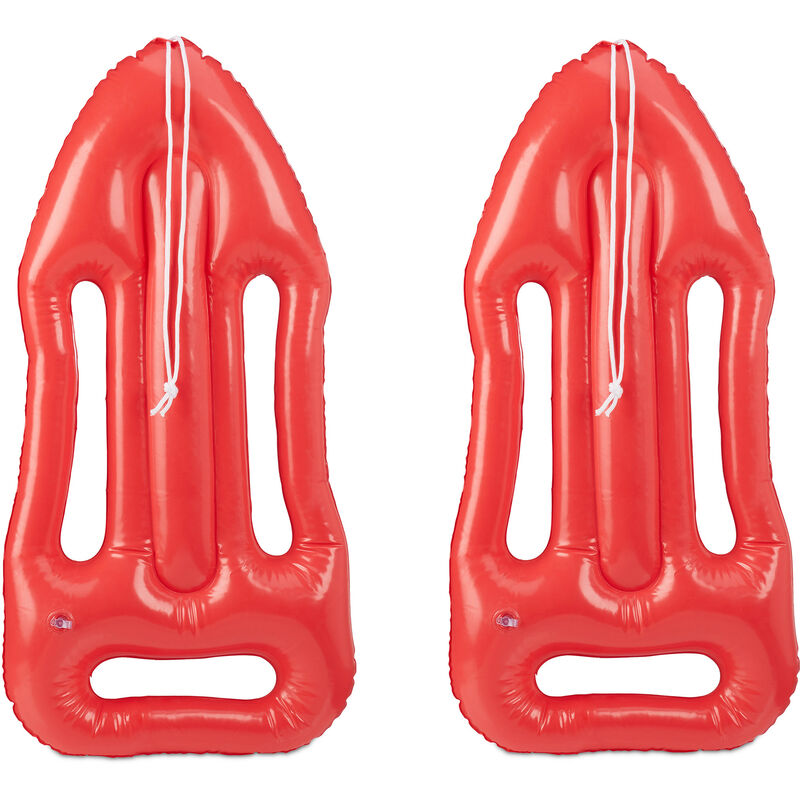 2 Boyas Inflables Para Disfraz O Decoración, Plástico, Rojo, 7 X 30 X 64 Cm