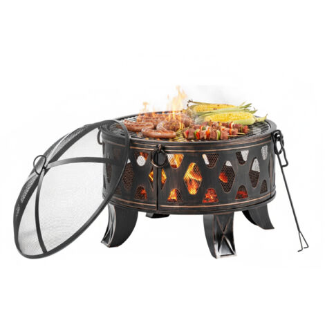 Braciere da giardino, Dia. 80 cm, con griglia 60 cm - Cook King