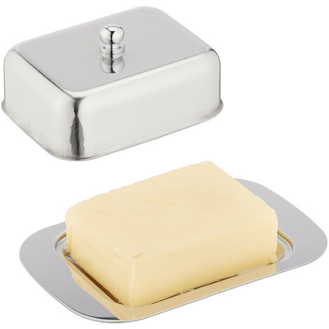 Review-Butter Cutting Storage Box Butter Dish Cutter Cheese Slicer With  Transparent Lid. 