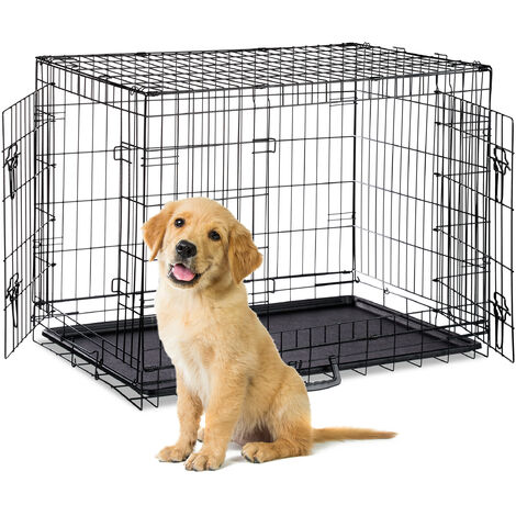 Cage de transport pour chien et autres animaux, taille XXL 107x70x77cm