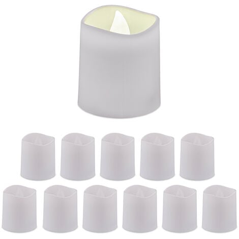 vidaXL Candele Elettriche da Tè Senza Fiamma LED 12 pz Colorate - vidaXL -  Idee regalo