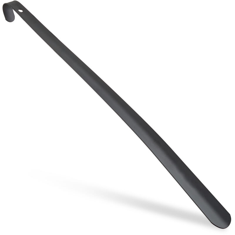 Chausse-pied, lot de 2, Chaussepied, Chausse-pieds en métal, Métallique, Chaussures, 60 cm de long, Fer, Stable, noir