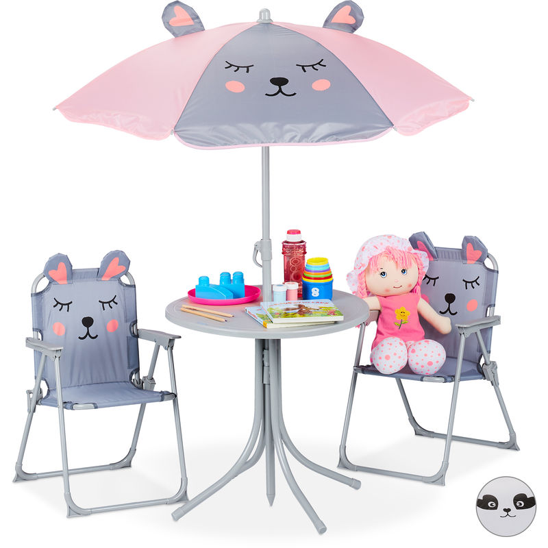 childrens camping table and chairs