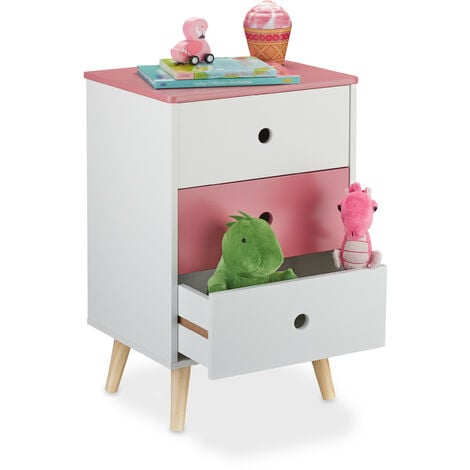 30 132.5cm Toy Box Storage Triangle Kids Bookshelf Toy Storage Unit Childrens Bookcase White Toy Organiser with Drawers for Childrens Room Playroom 80 