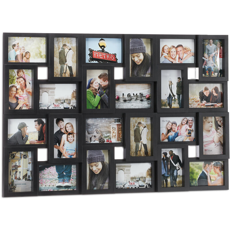 Relaxdays Collage  Multi Picture Frame 24 Photos  Pictures 