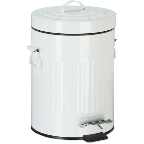 Relaxdays Cubo de Basura 3 Compartimentos, Papelera Cocina Extraíble Bajo  Fregadero, 20 L y 2x 10L