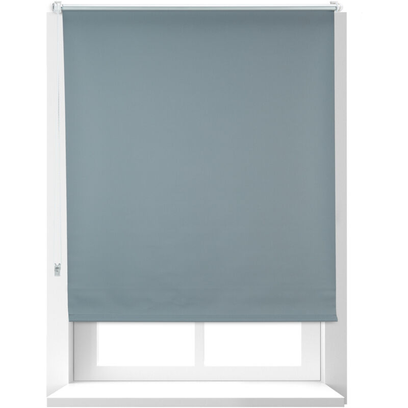 Relaxdays - Set Of 2 Darkening Blinds With Heat Protection, Thermal Roller, No Drilling, Side-pull Roller, 100x160cm