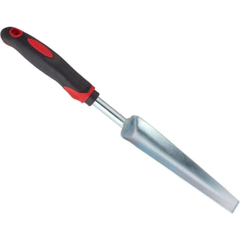 Relaxdays - Désherbeur manuel, lot de 4, déracineur pour enlever les mauvaises herbes, manche ergonomique, l: 37,5 cm, noir-rouge