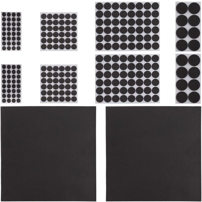 Set da 250 Feltrini in Gomma, Eva Antiscivolo