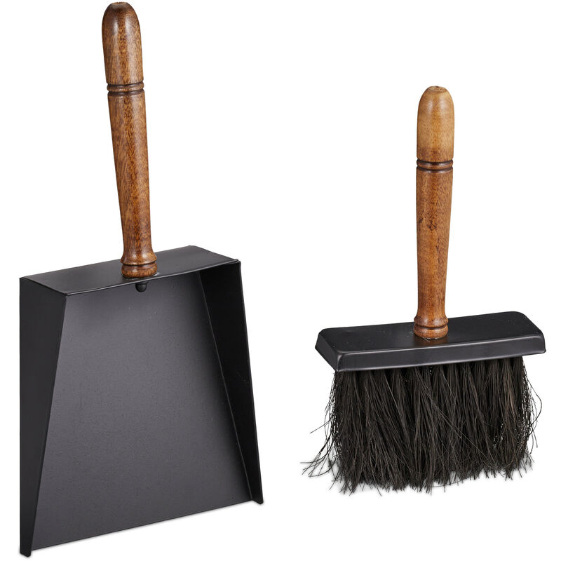 Image of Relaxdays Fireplace Sweeping Set, Big Iron&hellip;
