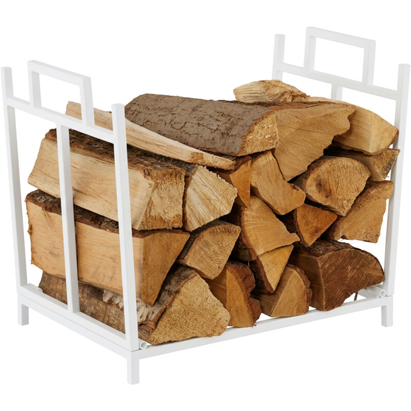 Image of Relaxdays Firewood Rack, Metal, HWD: 41x45x33&hellip;