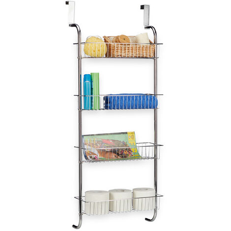 metal bathroom shelf rack