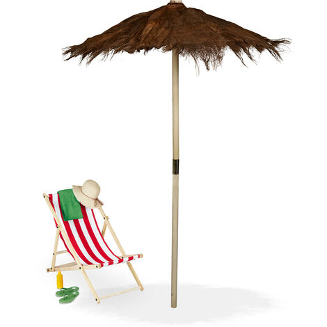 Luwangpu Groß Strandschirm 240cm Hawaii Schirm Sonnenschirm Strand Uv 50  Gartenschirm Mit Neigbar Tragbar Marktschirm Höhenverstellbar Tischschirm  Sonnenschirm Stroh Für Strand Balkon Schwimmbad: : Garten