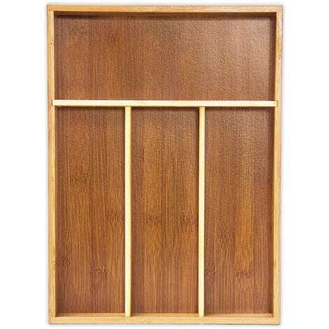 Relaxdays Kitchen Drawer Organiser 4 X 25 X 34 Cm With 4
